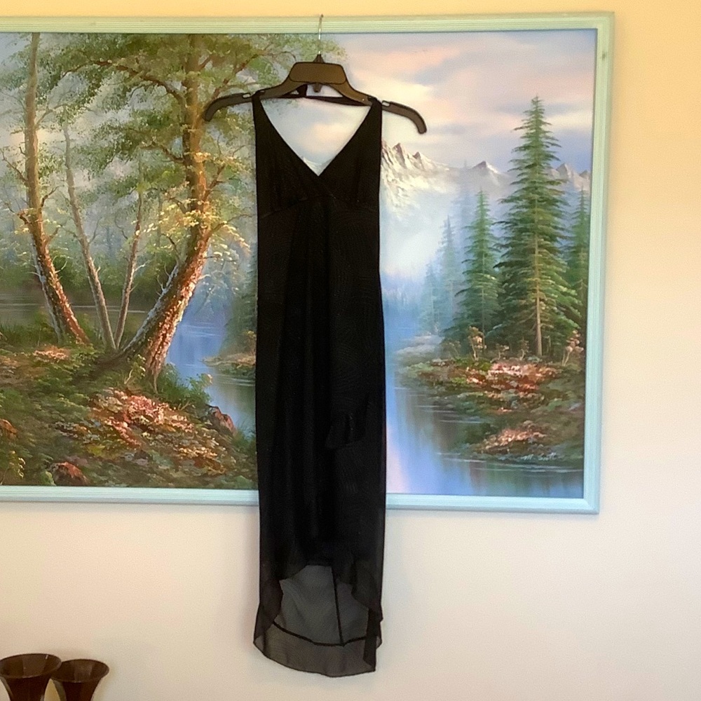 BYER TOO! Black Formal Dress with glitter design